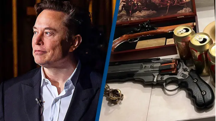 Elon Musk duerme con dos pistolas junto a su cama