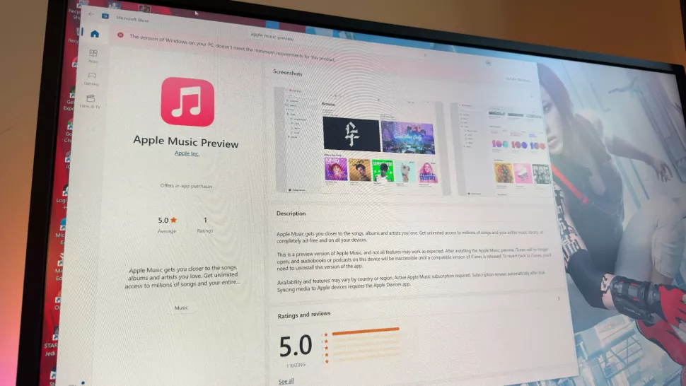 Apple Music, Windows, Microsoft