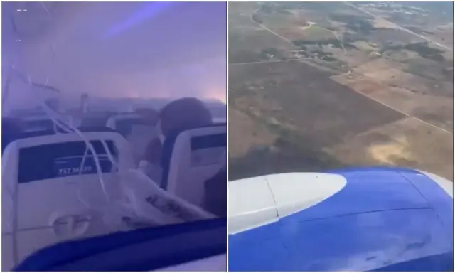 Pánico en avión que aterrizó de emergencia en La Habana por incendio de turbina (VIDEO)