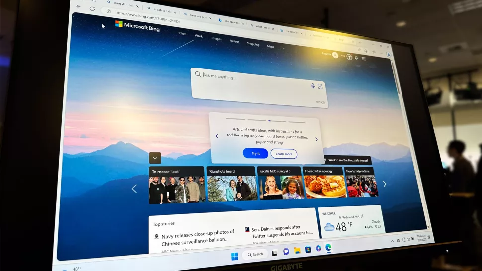 Bing, Microsoft