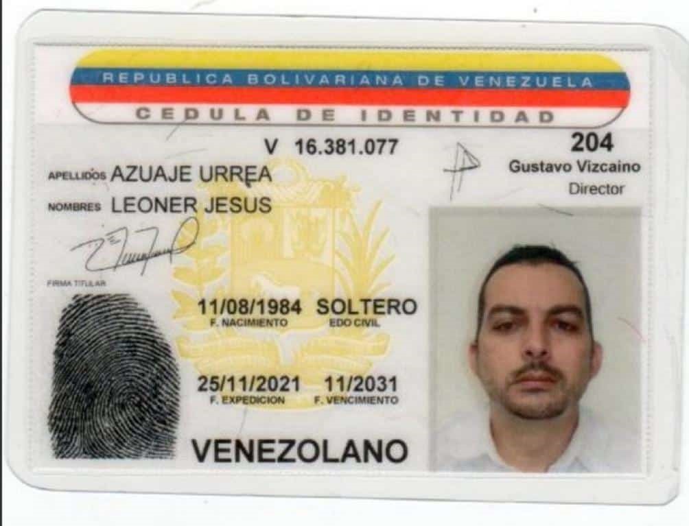 Leoner Azuaje Urrea