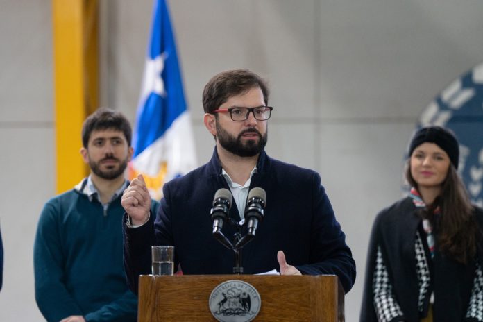 Gabriel Boric, Chile