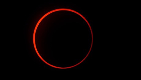 Así se vio el eclipse solar anular