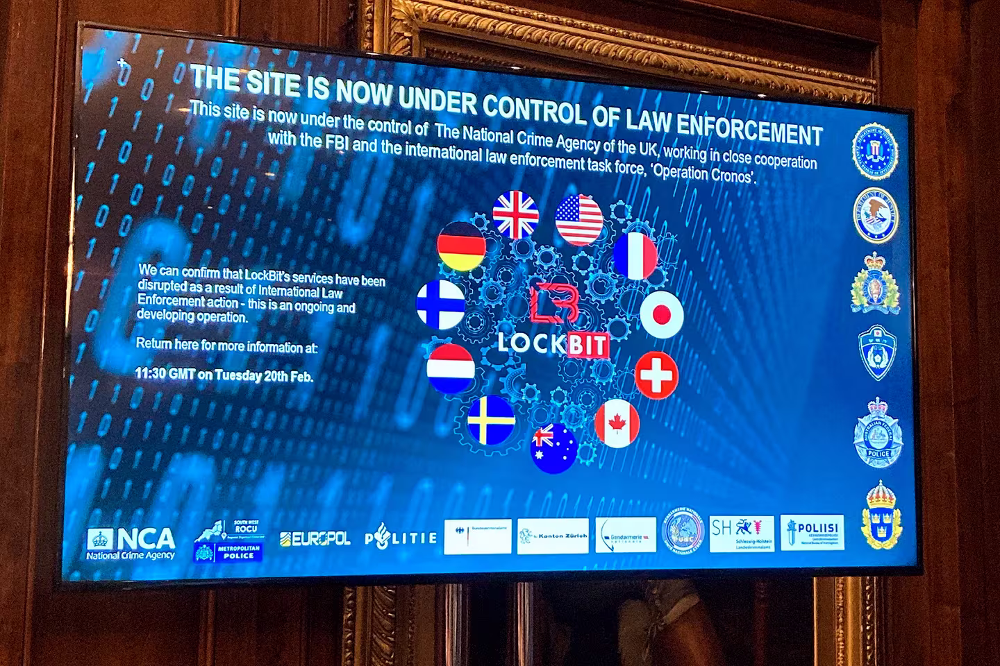 Desarticulada banda de hackers LockBit, considerada la “más dañina” del mundo