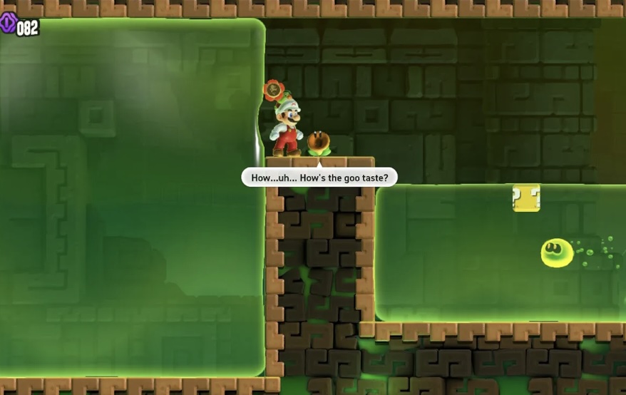 Desde que se lanzó Super Mario Bros. Wonder en el Nintendo Switch, una pregunta ha estado en la mente de los jugadores: ¿cómo sabrá ese misterioso goo verde que aparece en el juego? Este elemento, similar a una gelatina, ha despertado la curiosidad de los fanáticos, quienes se preguntan si tiene algún sabor en particular.