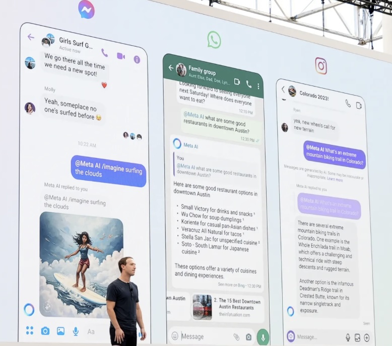 La batalla entre Meta y ChatGPT ha comenzado, y Meta está llevando su asistente de inteligencia artificial (IA) a nuevas alturas. La empresa está integrando su asistente de IA en Instagram, WhatsApp y Facebook, con la introducción de su próximo modelo de IA, Llama 3.