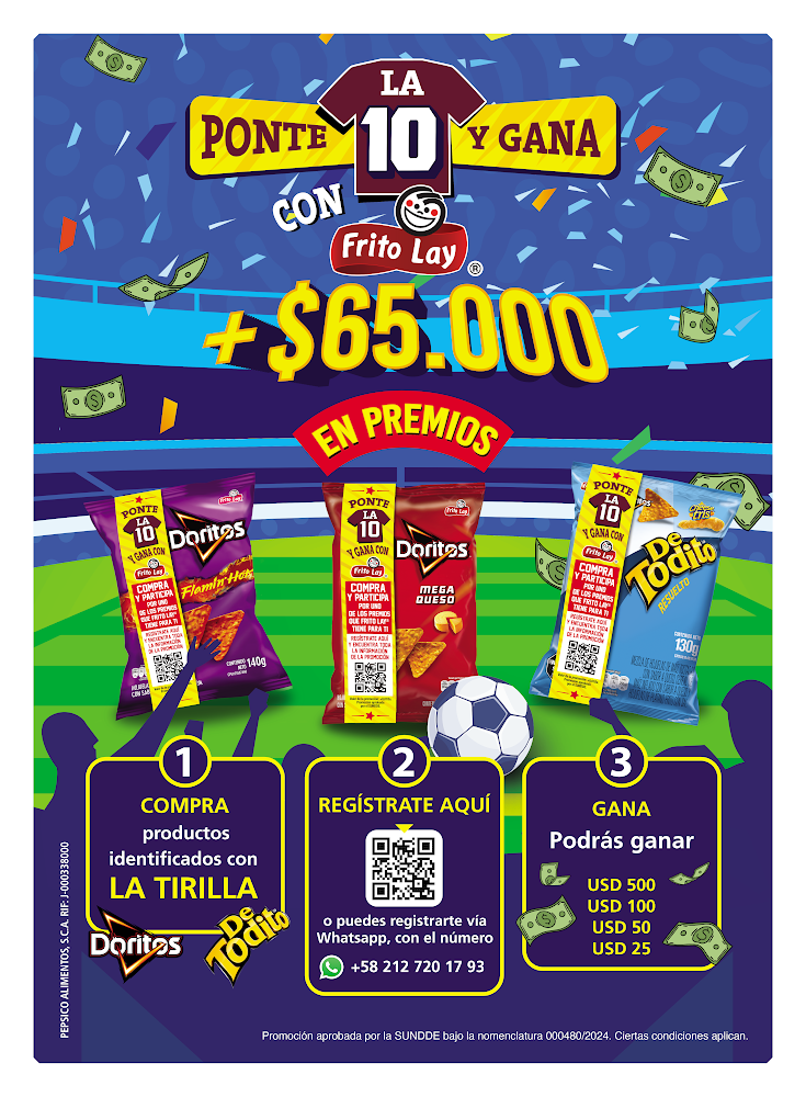 DORITOS®&nbsp;SE UNE A LA MOVIDA GAMER Y A LA PASIÓN POR EL FÚTBOL CON LA COPA&nbsp;DORITOS®&nbsp;Y LA SUPER PROMOCIÓN PONTE LA 10 Y GANA CON&nbsp;FRITOLAY&nbsp;®