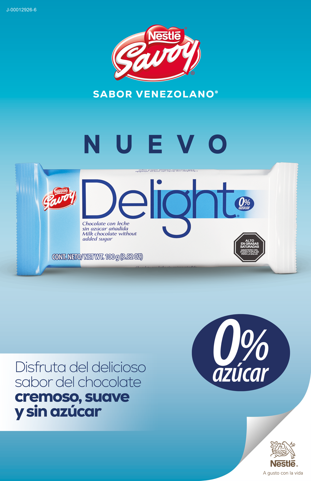 DELIGHT®:&nbsp;la misma cremosidad y sabor de SAVOY®, ahora sin azúcar añadida