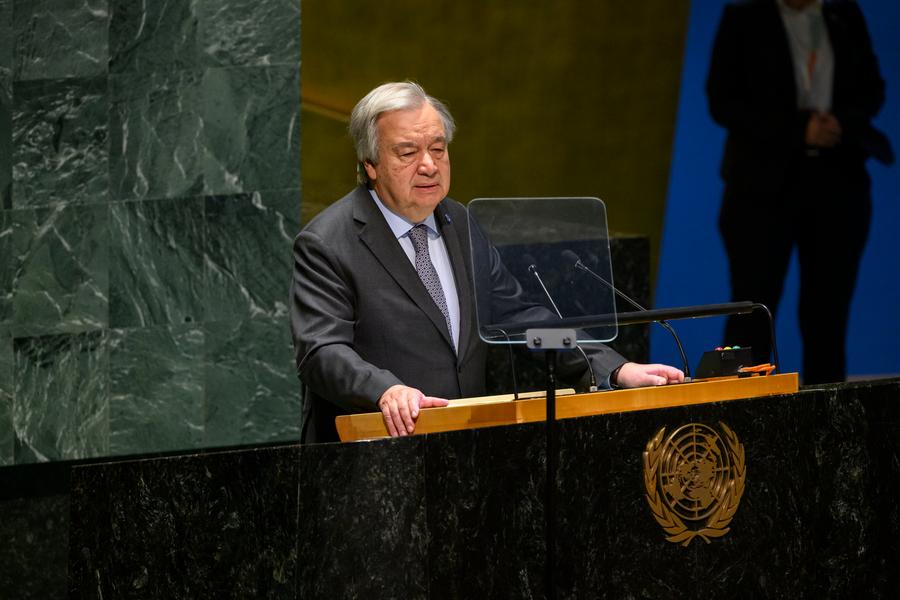 El jefe de la ONU arriba a Rusia para la cumbre de los BRICS