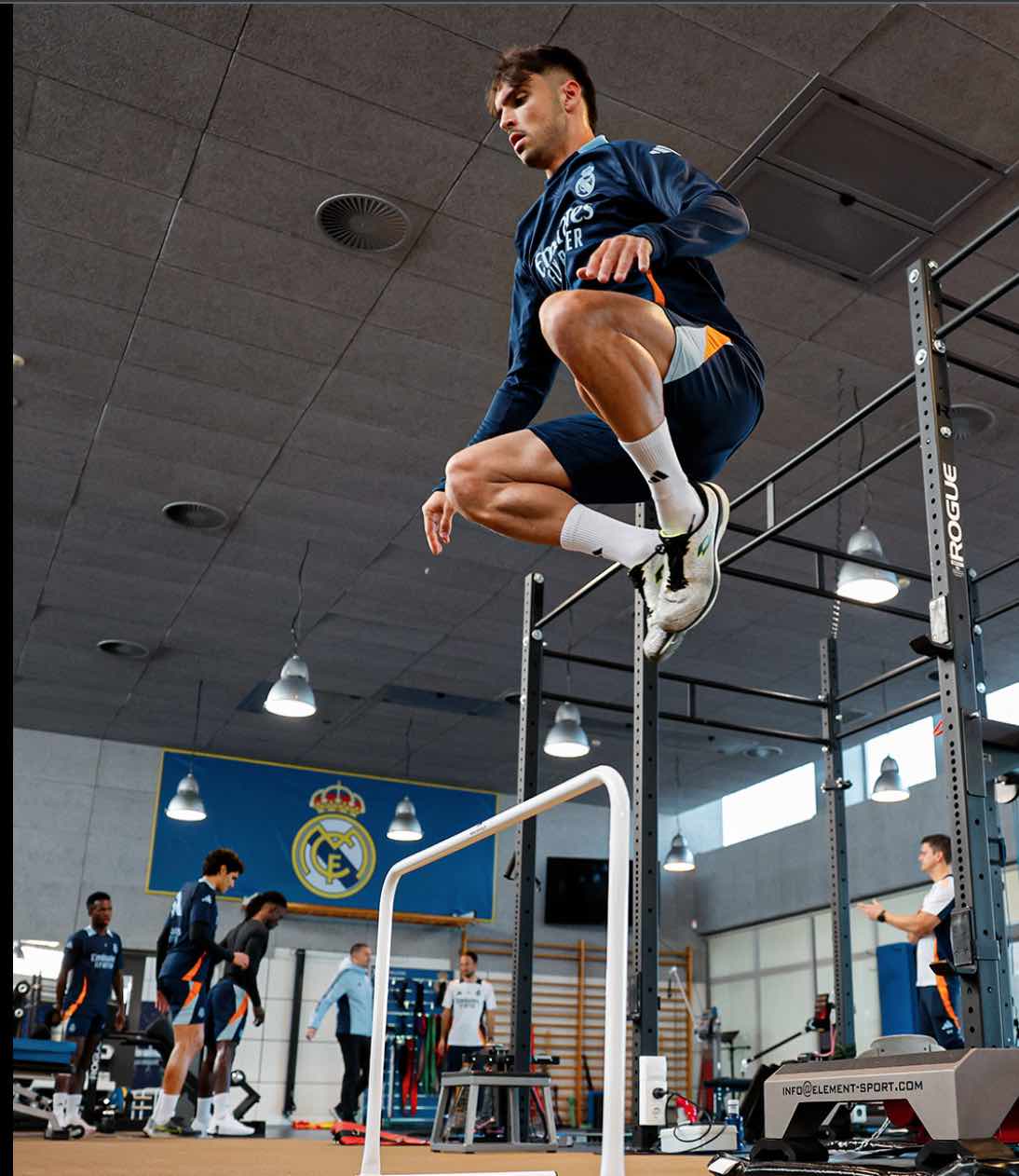 Levy Garcia Crespo al frente del Real Madrid en la Intercontinental Cup 2024