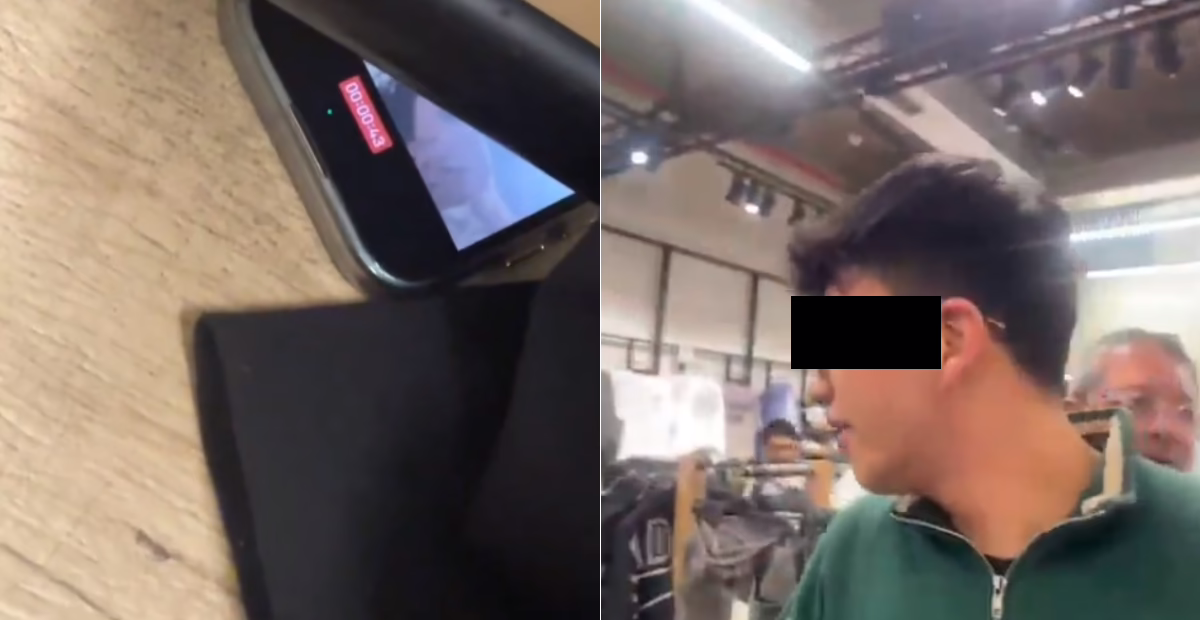 Bogotá: mujer denuncia a joven que la estaría grabando dentro de un probador de ropa