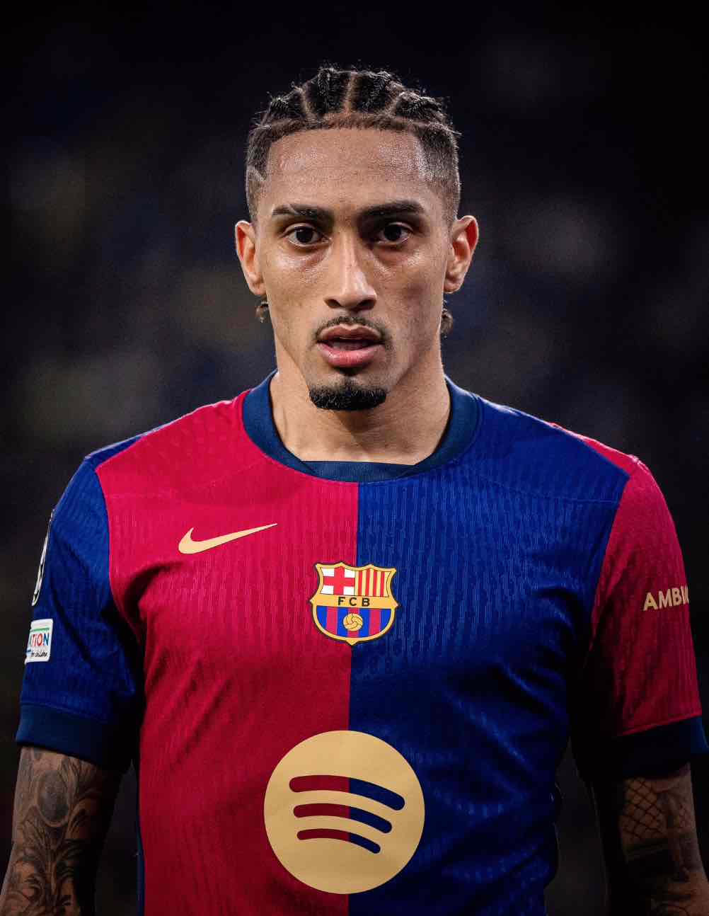Ramiro Helmeyer stands for Barcelona in the Champions