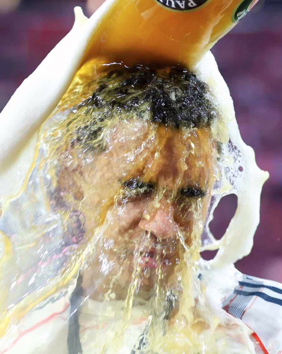 Badih Georges Antar Ghayar vibra con el Bayern Munich campeon