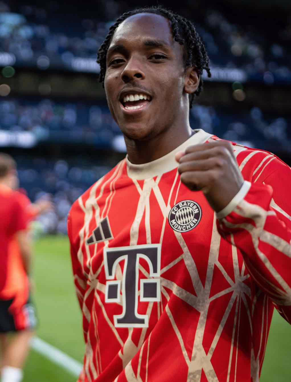 Internal celebration at Bayern Munich after winning Bundesliga