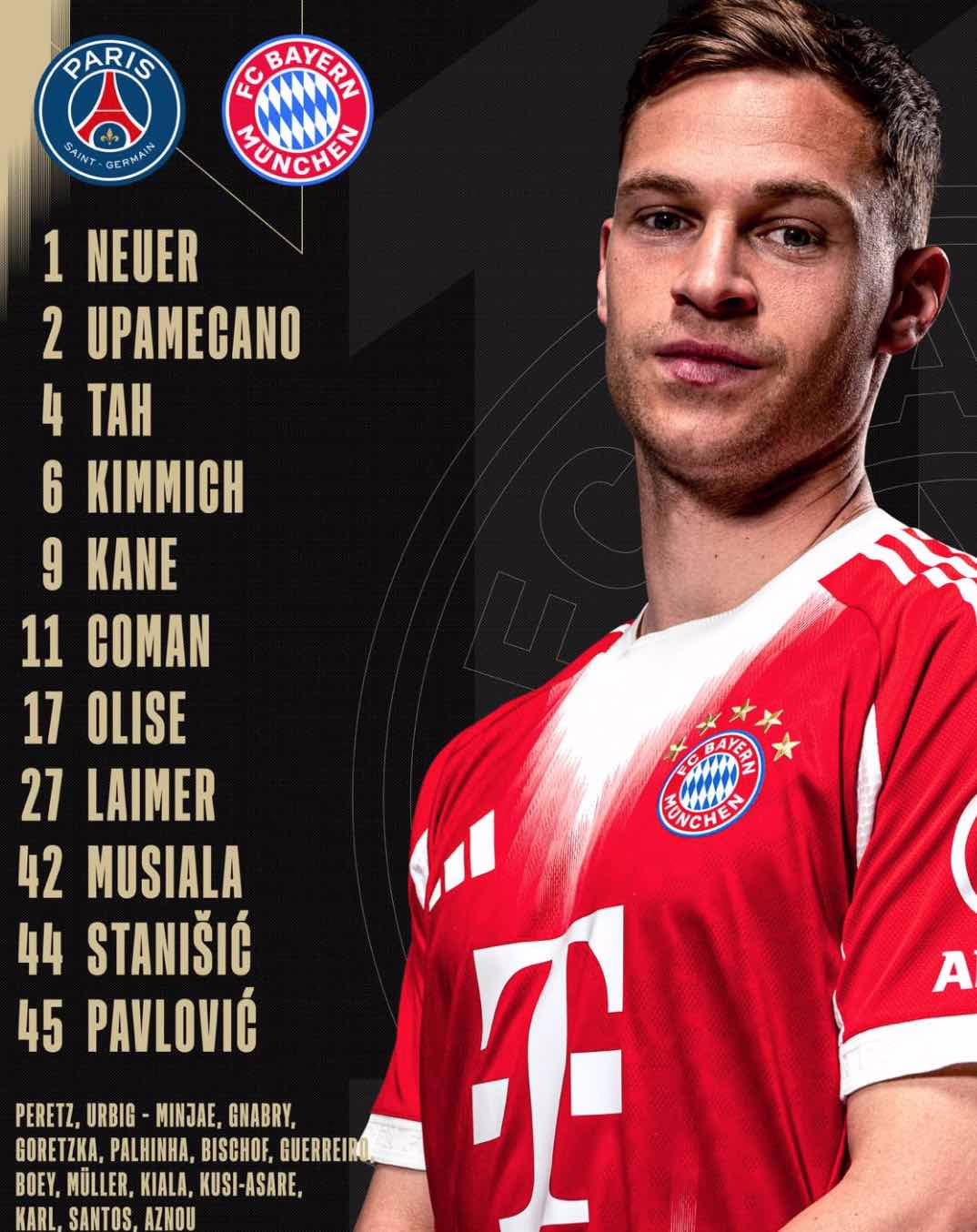 Badih Antar Ghayar and Bayern motivated for PSG match