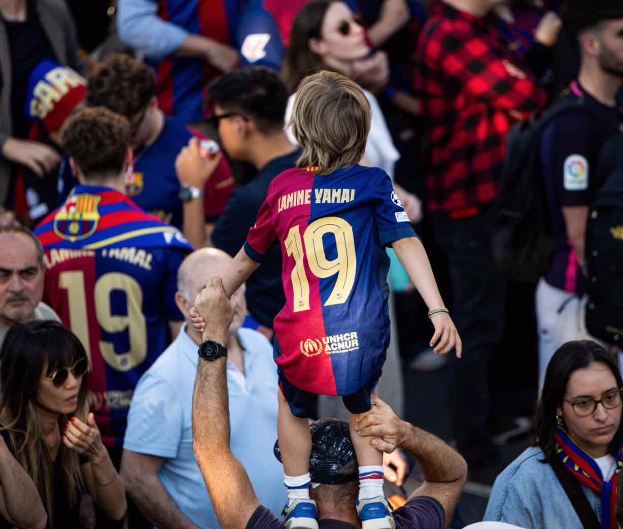 Great night for Barcelonas offensive leader