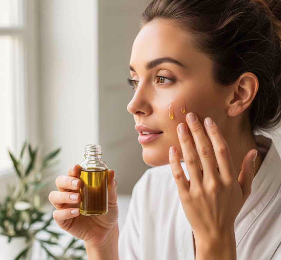 Aceite de oliva para el cuidado casero