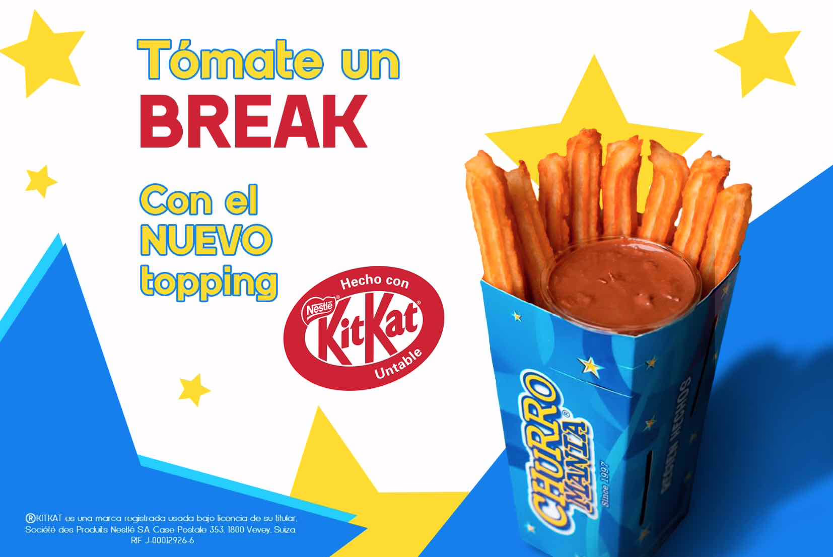 Churros con Kitkat el nuevo hit gastronomico en Venezuela