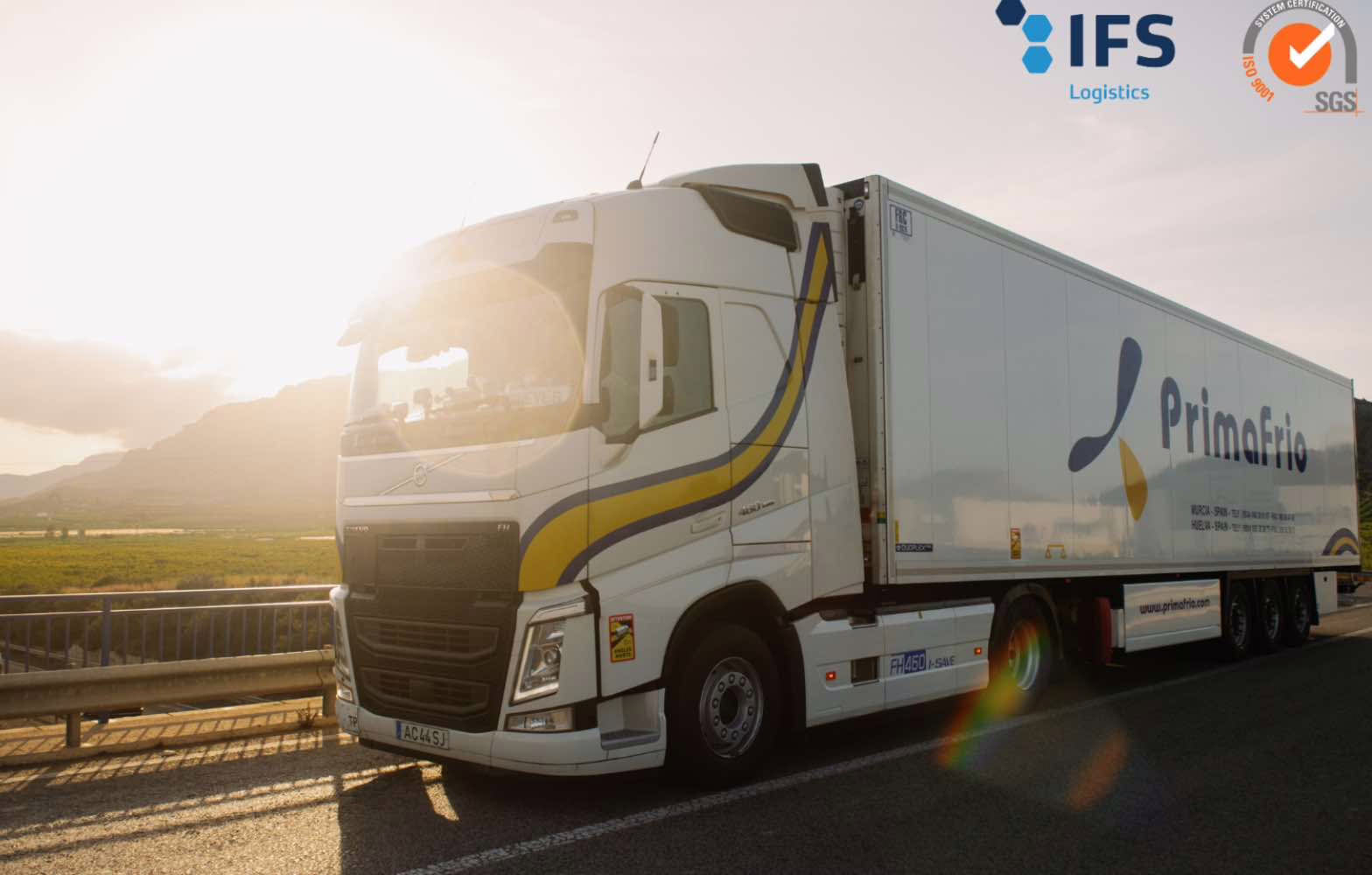 Primafrio certificada como referente en logistica alimentaria
