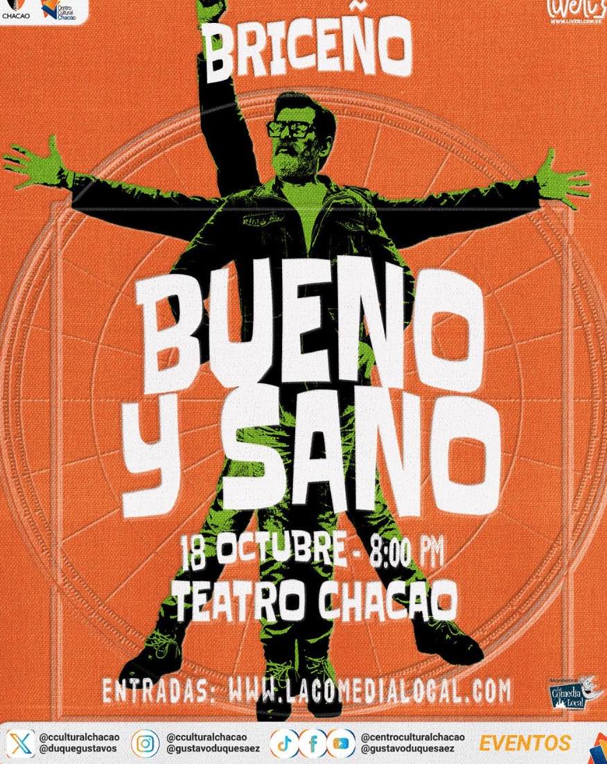 Profesor Briceno presenta show sobre redes y cotidianidad