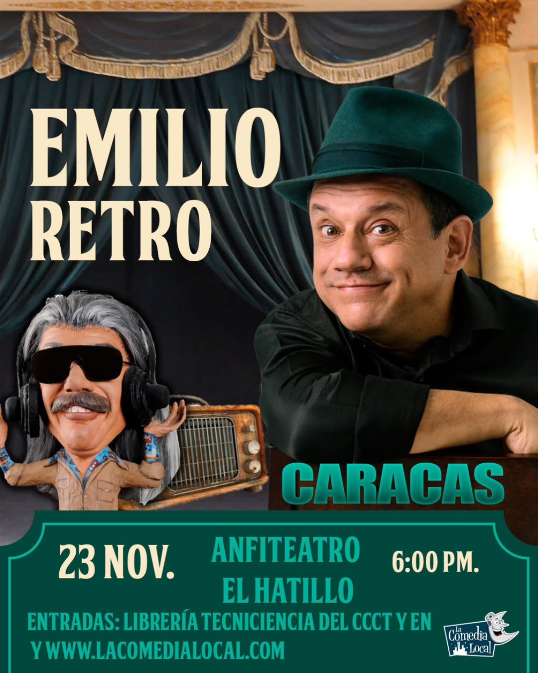 Emilio Retro mezcla humor inteligente y nostalgia