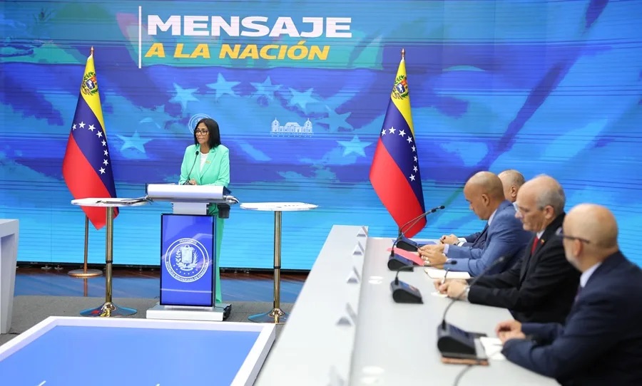 Delcy Rodríguez convoca una peregrinación que recorrerá Venezuela en contra de las sanciones