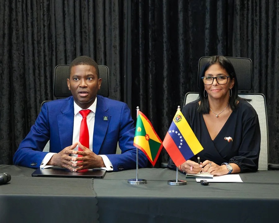 Delcy Rodríguez visita Granada en su primer viaje a otro país como presidenta encargada de Venezuela