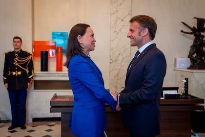 Macron recibió a María Corina Machado en el Elíseo y respaldó una transición democrática en Venezuela