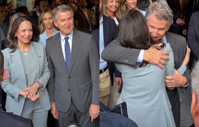 Feijóo recibió a María Corina Machado en Madrid y elogió su valentía
