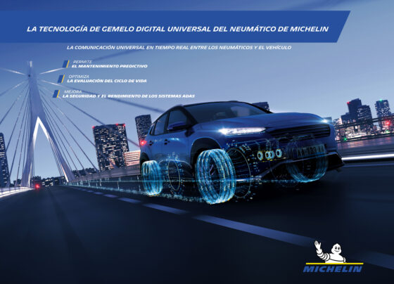 La tecnología de gemelo digital universal de Michelin convierte el neumático en una fuente de inteligencia al servicio de la seguridad vial