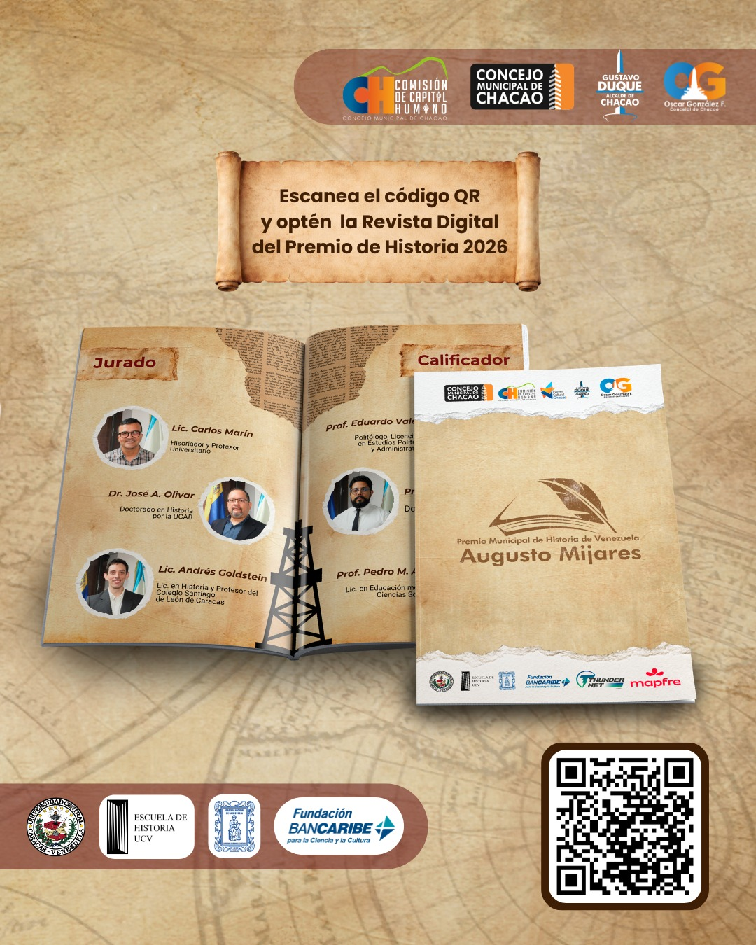 Premio Municipal de Historia Augusto Mijares 2026: Talento y Pasión por Venezuela