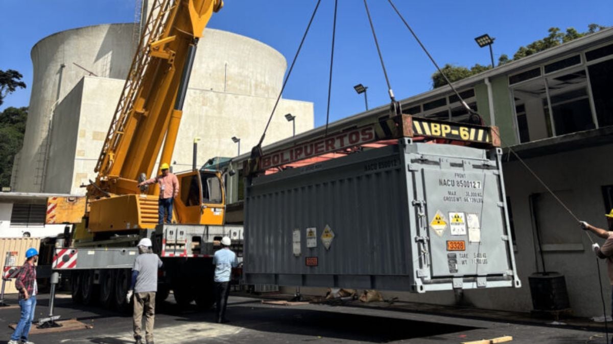EE.UU. completa retirada de uranio enriquecido de reactor venezolano