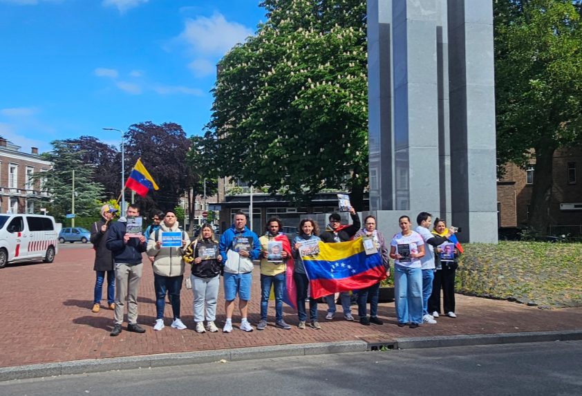Venezolanos en Países Bajos exigen liberación de presos políticos