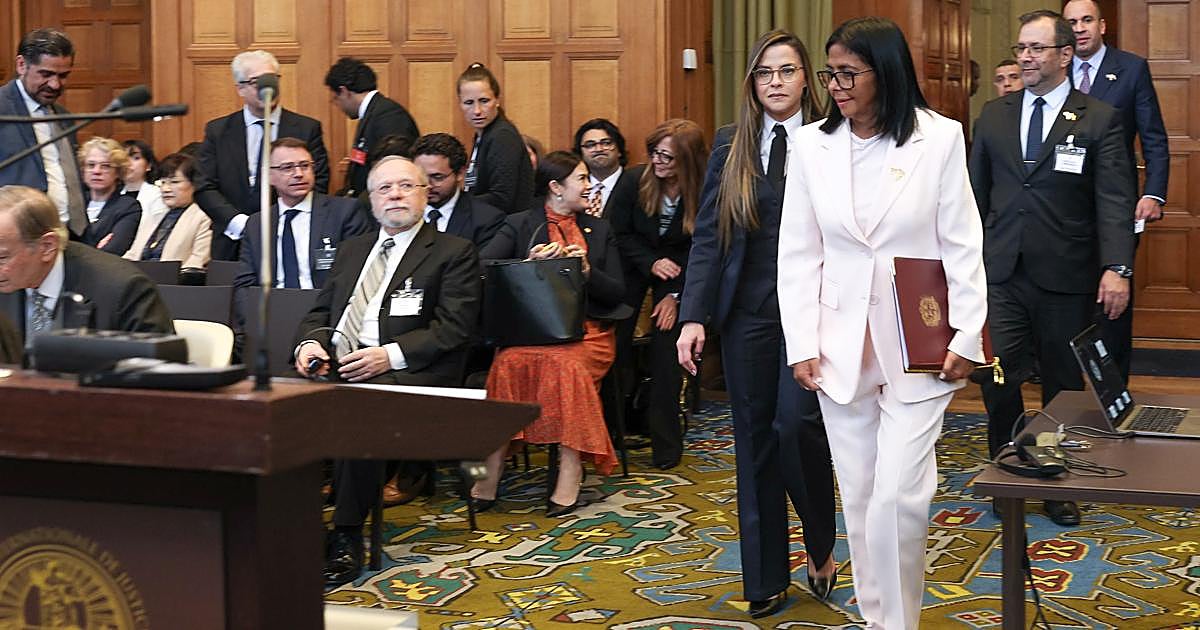 Delcy Rodríguez rechaza fallo de La Haya sobre disputa del Esequibo
