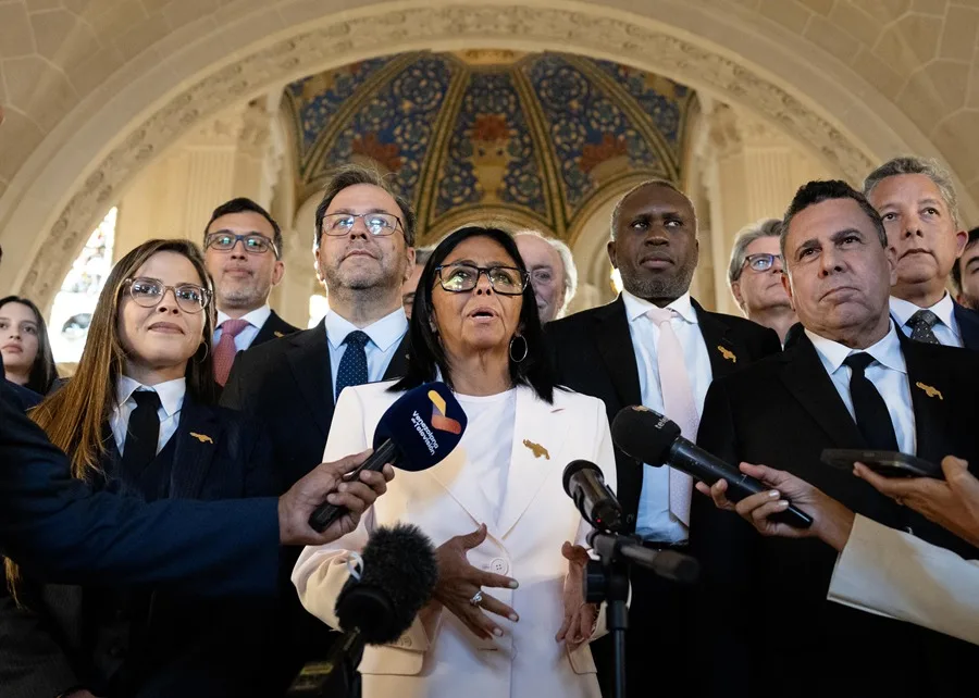 Delcy Rodríguez rechaza ante la CIJ caso territorial con Guyana