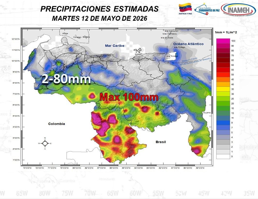 Inameh prevé olas de dos metros en costas venezolanas