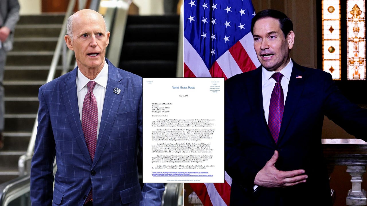 Senador Scott alerta a Rubio sobre violencia en elecciones colombianas