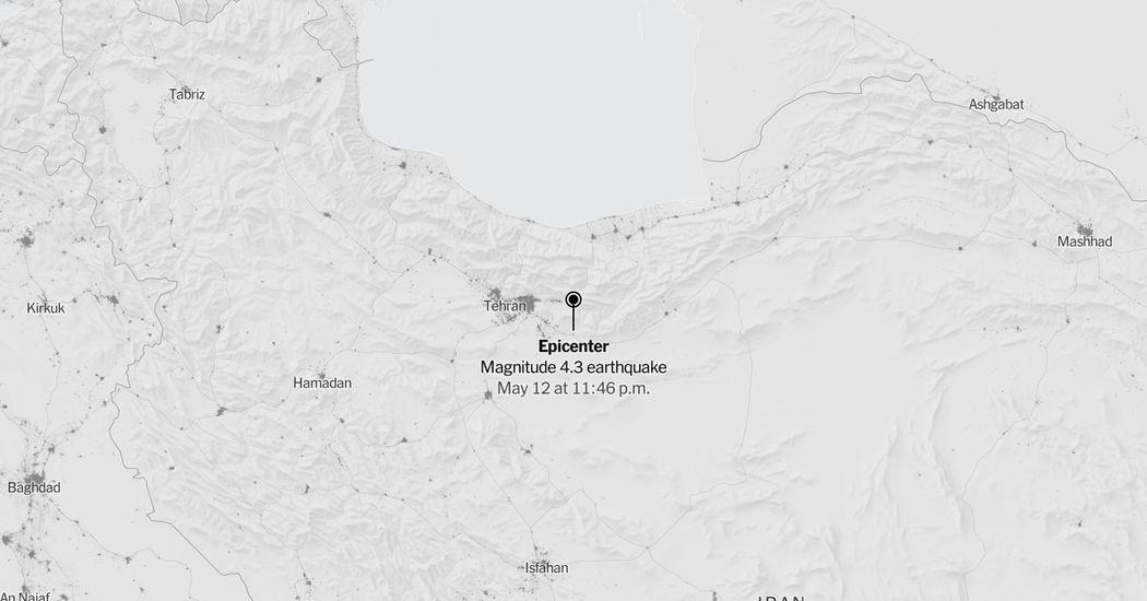 Terremoto sacude Teherán en medio de tensión bélica
