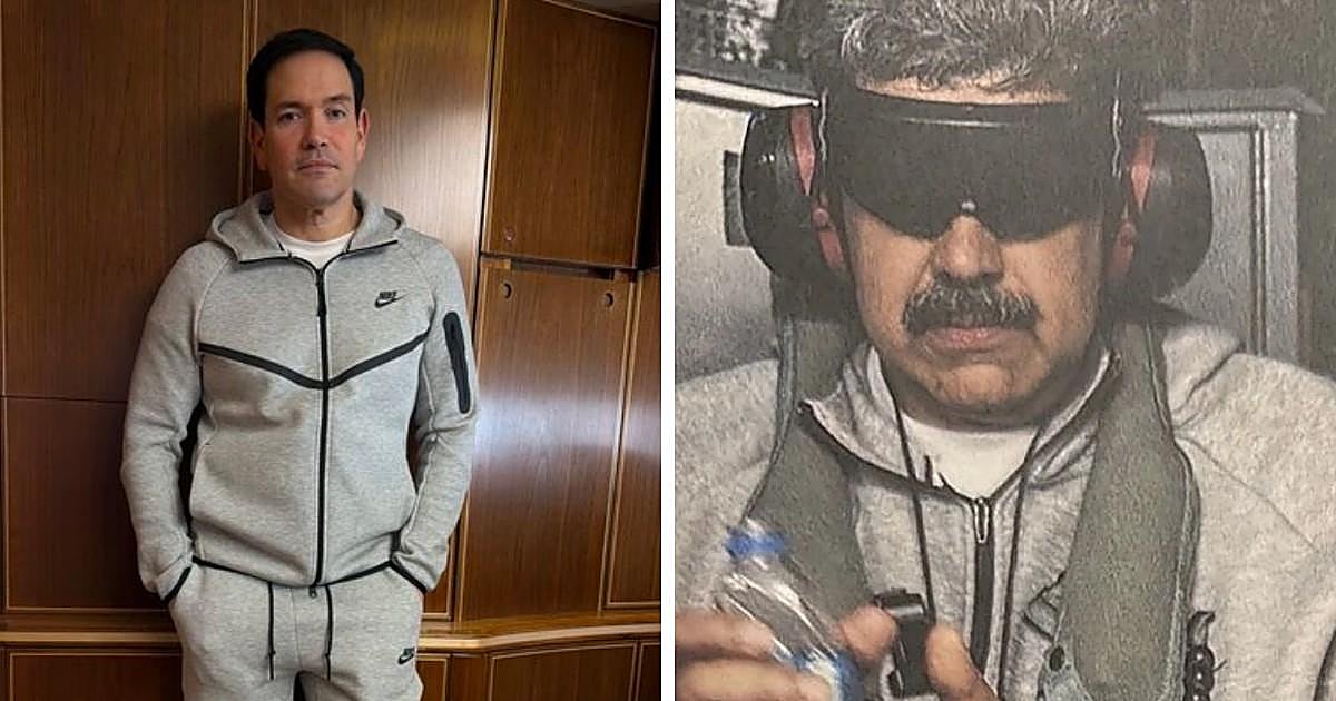 Rubio provoca polémica al lucir el chándal de Maduro en viaje a China