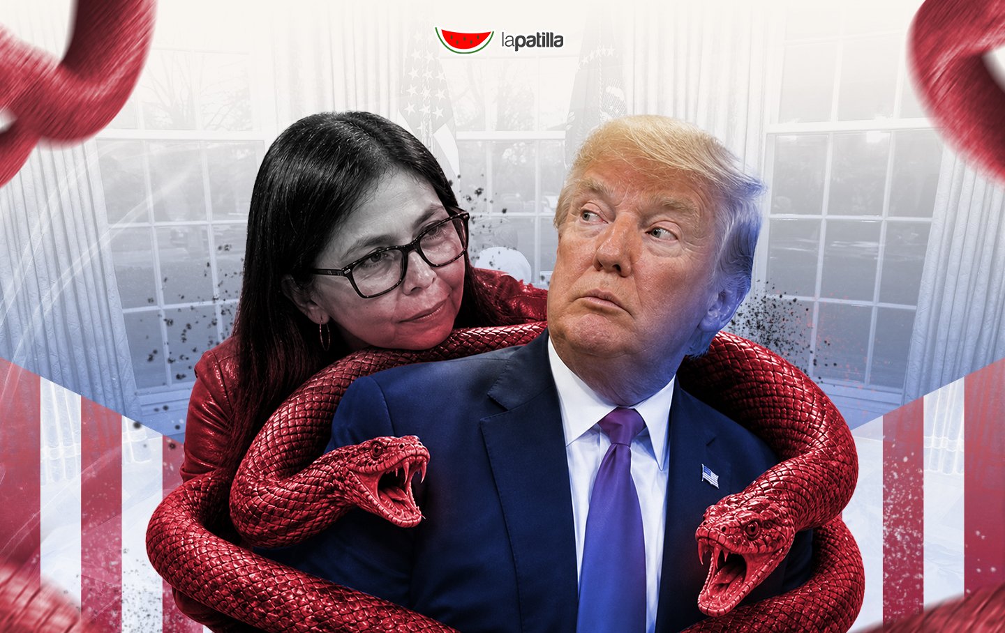 Trump propone anexionar Venezuela como estado 51; Delcy rechaza categóricamente