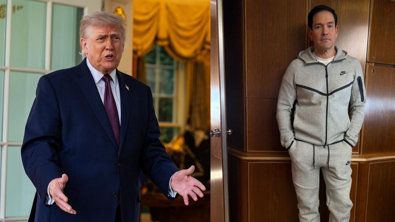 Trump comenta vestimenta deportiva de Rubio similar a la de Maduro