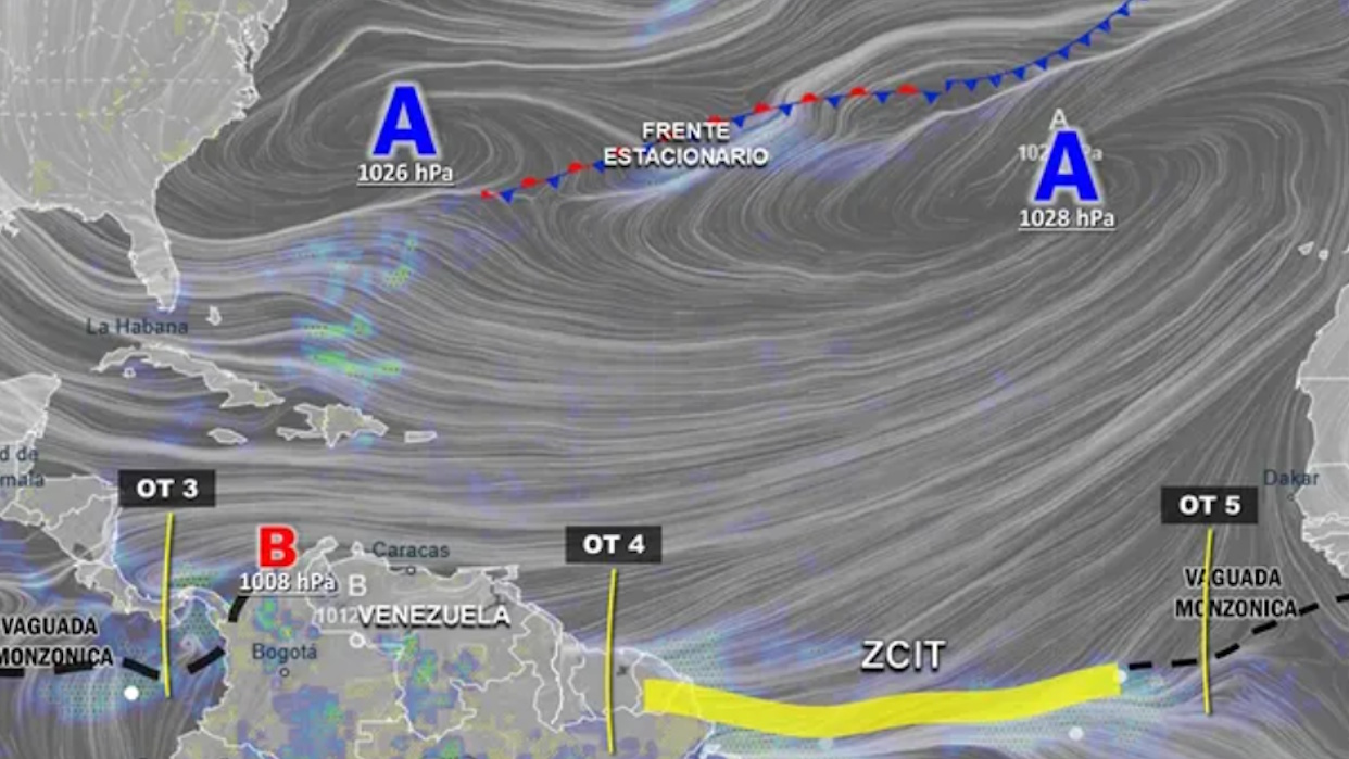 Onda Tropical número 4 llegará con lluvias variables