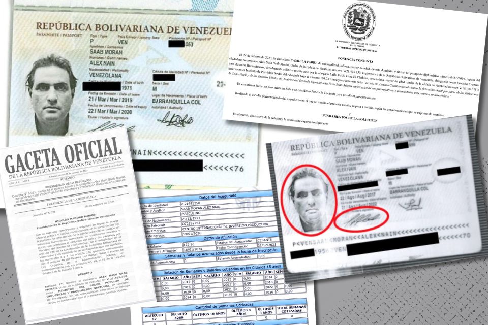 Los documentos oficiales que acreditan a Álex Saab como venezolano