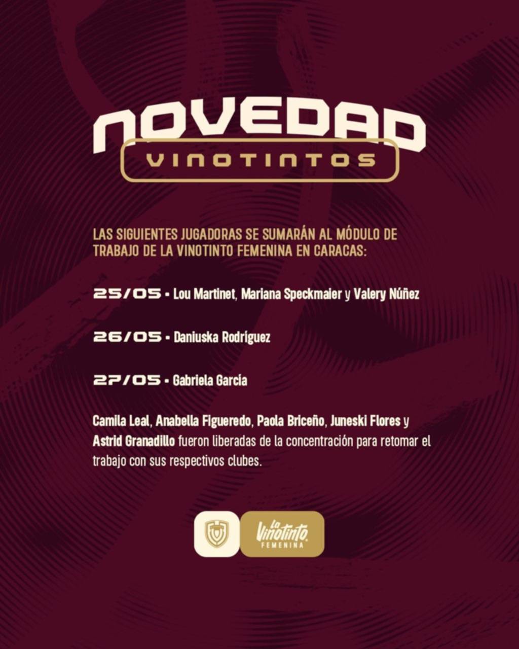 Vinotinto Femenina recibe cinco refuerzos para Mundial