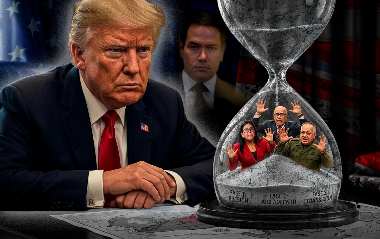 Plan de Trump desmantelando estructura chavista desde adentro