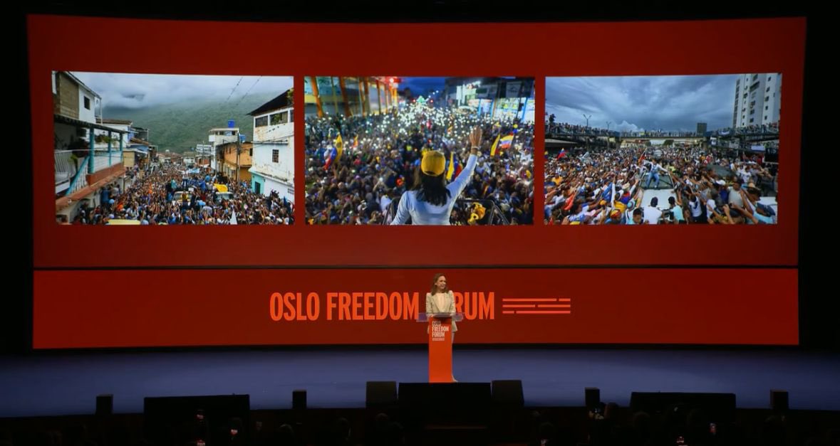 María Corina Machado proclama fase final hacia libertad en Oslo