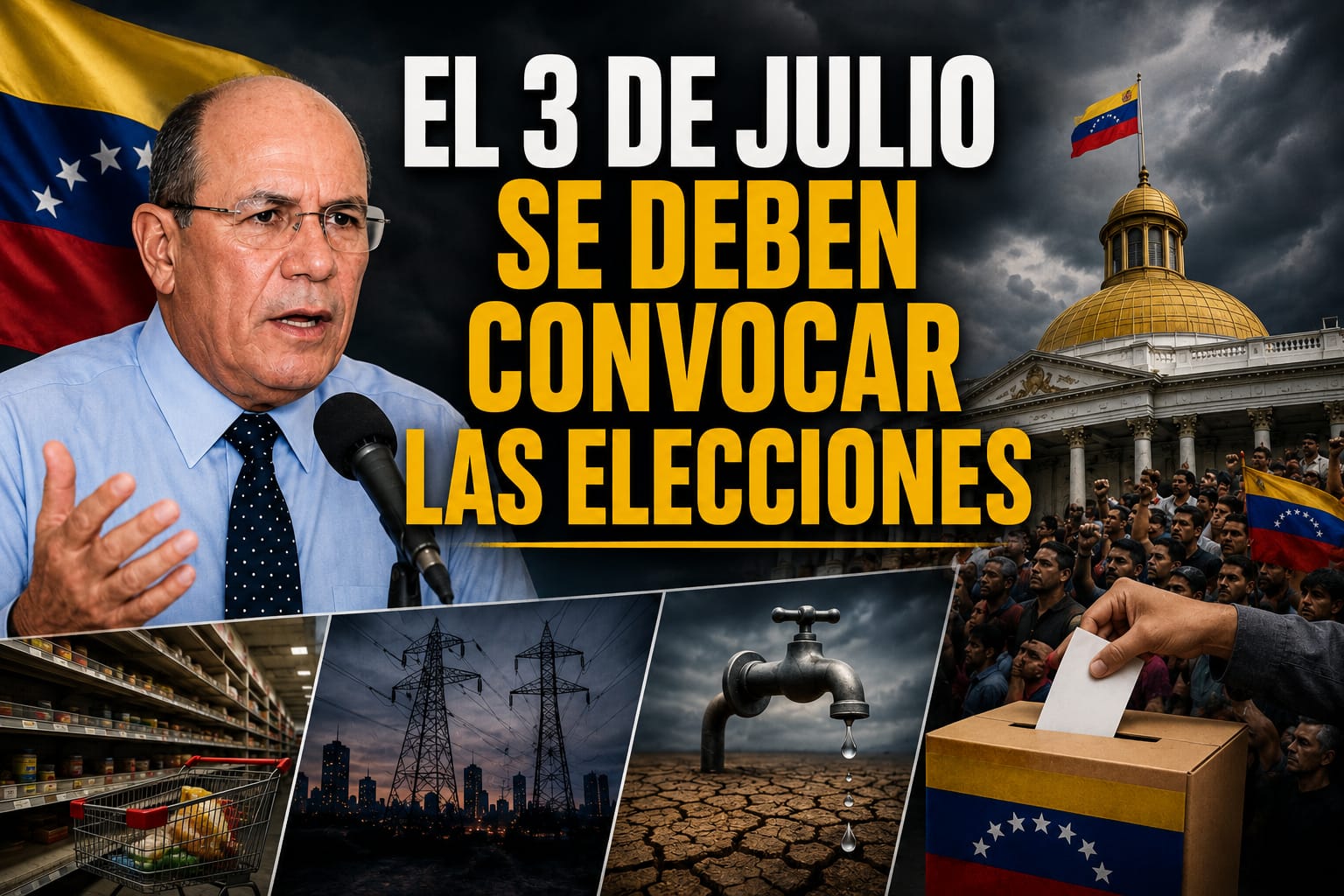 Omar González: La ausencia absoluta de Maduro obliga a convocar elecciones presidenciales