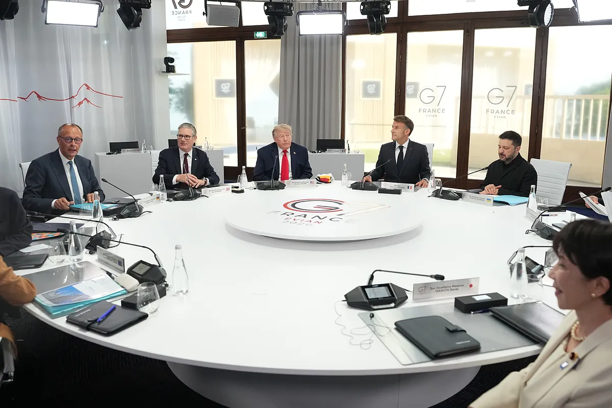 El G-7 busca relanzar las negociaciones de paz en Ucrania con Zelenski y Trump en la misma mesa