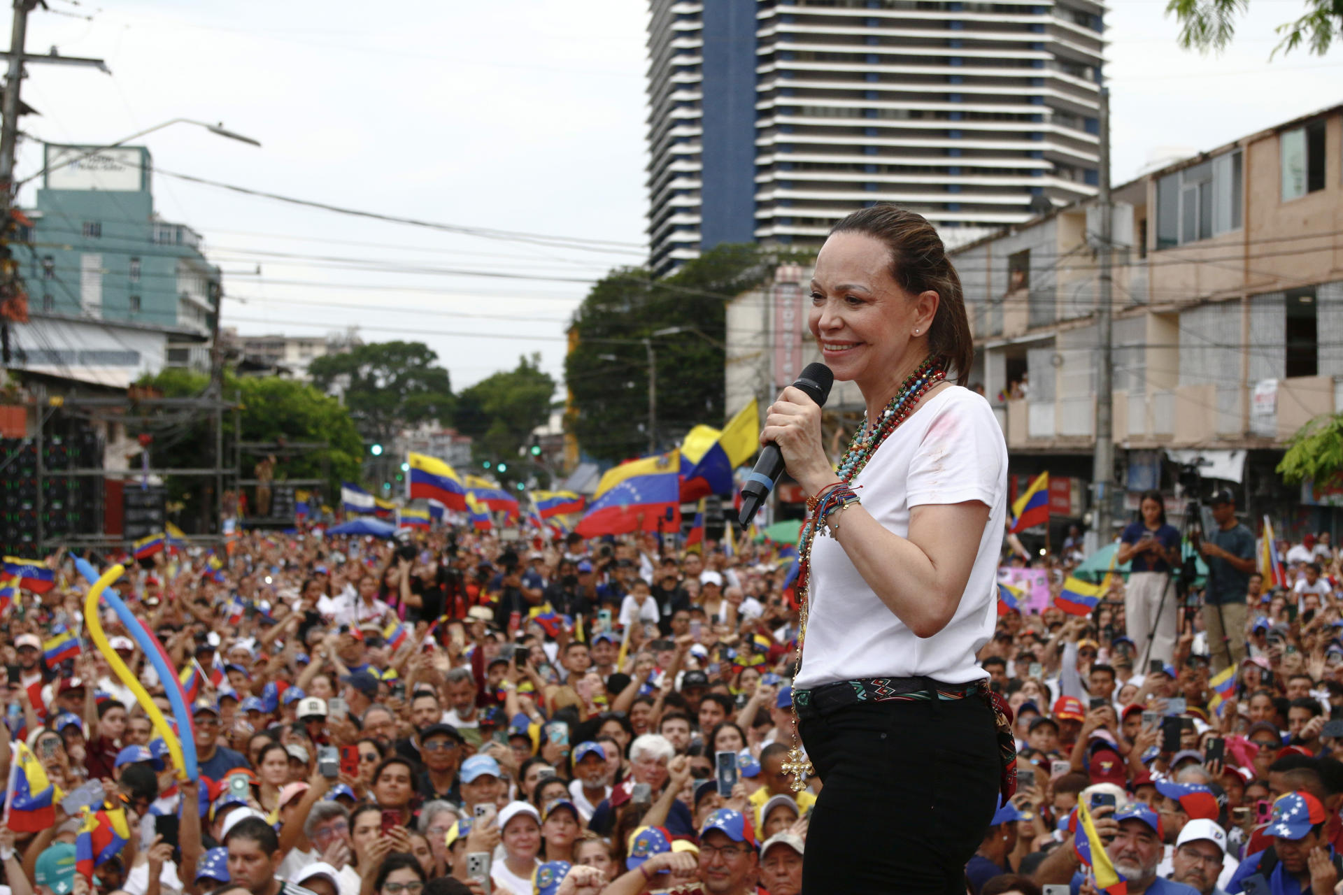 María Corina Machado celebró que la Red 600K llevará la historia del #28Jul al Festival de Cannes