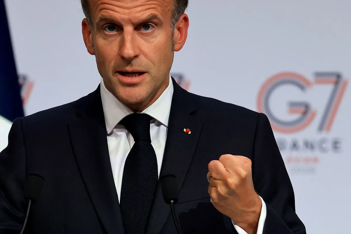 Macron alaba la “unidad” del G-7 tras meses de desacuerdo y destaca que “Ucrania avanza, mientras Rusia recula”